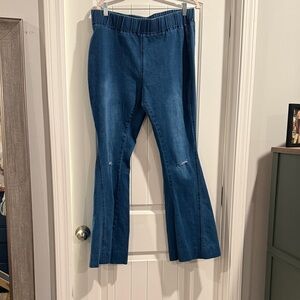 Women's Blue Flare Jeans